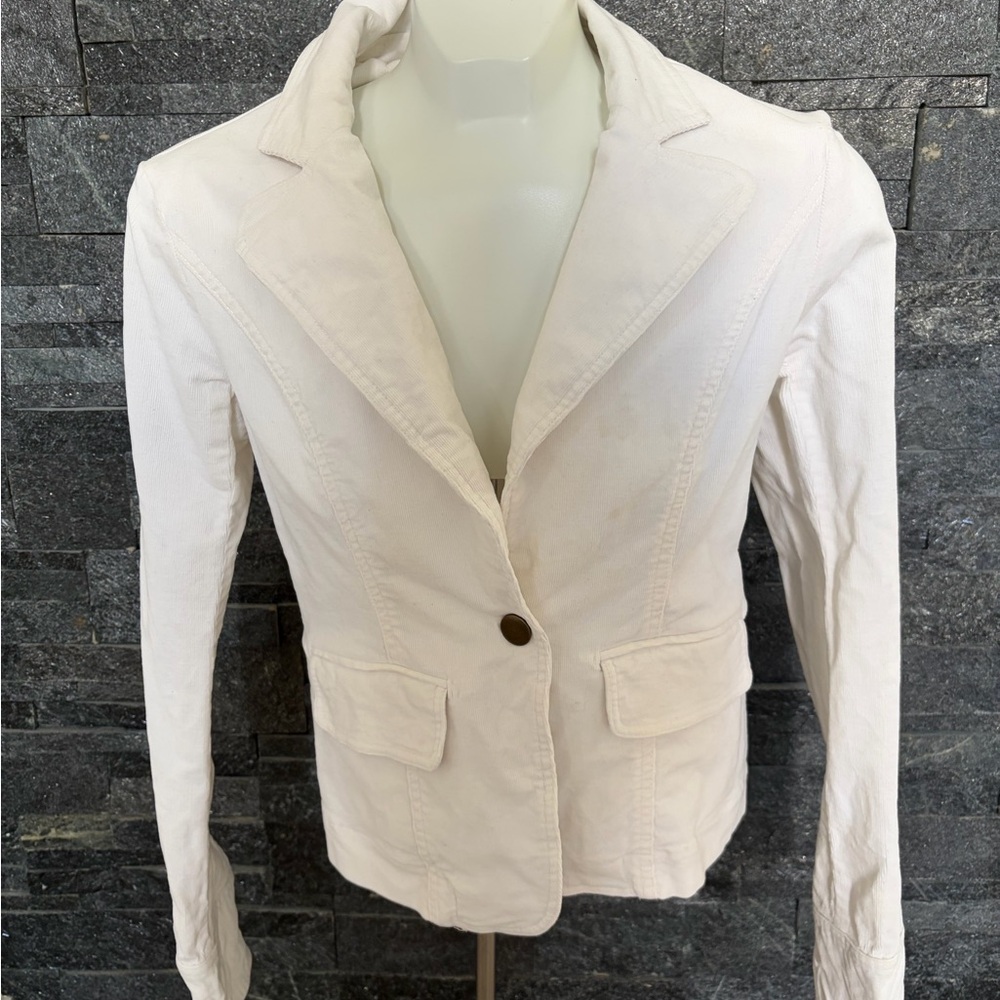Women's White Blazer Jacket